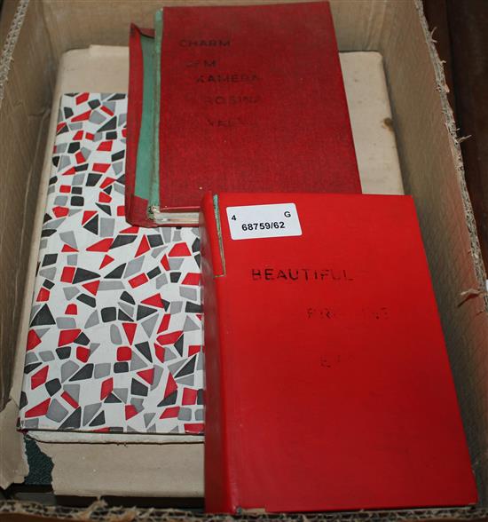 The Wadmores of London (Memorial Edition 99/100) & 3 bound vols of 1950s Glamour Magazines